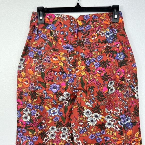 Anthropologie Maeve Flower Power Wide-Leg Pants size 4 - Picture 7 of 7